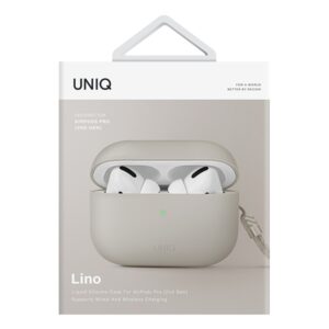 UNIQ Lino Dėklas AirPods Pro 2 gen Silicone beige - Image 5