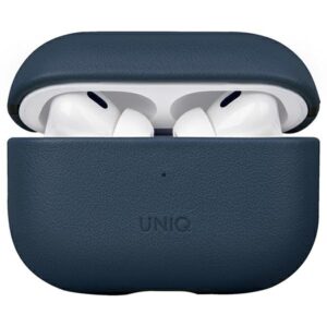UNIQ Dėklas Terra AirPods Pro 2 gen. Genuine Leather (2022/2023) pace mėlynos spalvos