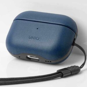 UNIQ Dėklas Terra AirPods Pro 2 gen. Genuine Leather (2022/2023) pace mėlynos spalvos - Image 2