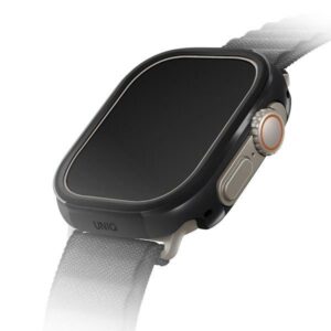 UNIQ Valencia Dėklas Apple Watch Ultra /Ultra 2/ Ultra 3 49 mm. midnight juodos spalvos - Image 1