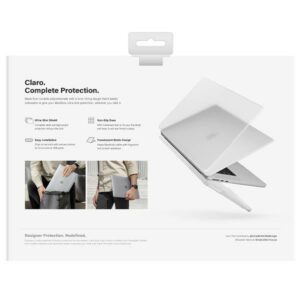 UNIQ Claro Bookcase MacBook Air 13 (2022) dove matte clear - Image 4