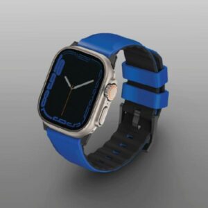 UNIQ Linus apyrankė Apple Watch Series 1-8/SE/SE2/SE3/Ultra1/2/3 42/44/45/49mm Airosoft Silicone blue - Image 3