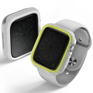 UNIQ Moduo Dėklas Apple Watch Series 4/5/6/7/8/9/SE/SE2/SE3 44/45mm lime-baltos spalvos - Image 3