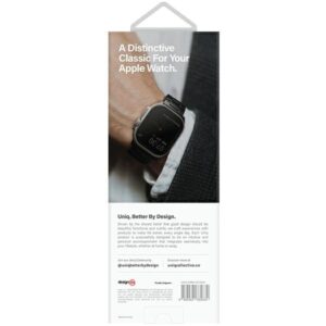 UNIQ Osta apyrankė Apple Watch 42/44/45/49mm Series 1-8/SE/SE2/SE3/Ultra1/2/3 Stainless Steel juodos spalvos - Image 6
