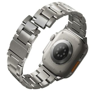 UNIQ Osta apyrankė Apple Watch 42/44/45/49mm Series 1-8/SE/SE2//SE3/Ultra1/2/3 Stainless Steel sidabro spalvos - Image 2