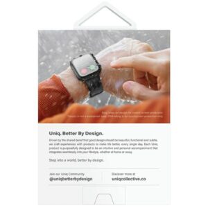 UNIQ Nautic Dėklas Apple Watch Series 7/8 41mm dove clear - Image 7