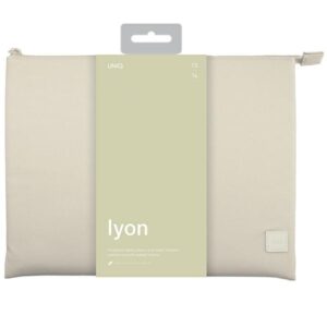 UNIQ Lyon Case laptop Sleeve 14" seasalt light beige Waterproof RPET - Image 3