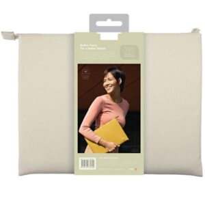 UNIQ Lyon Case laptop Sleeve 14" seasalt light beige Waterproof RPET - Image 4