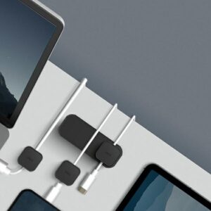 UNIQ Pod Mag magnetic cable organizer + base blush rožinės spalvos - Image 2