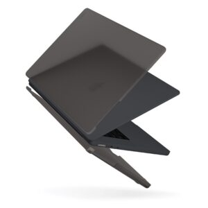 UNIQ dėklas Claro MacBook Air 15" M2/M3 skaidrus pilkos spalvos/smoke matte pilkos spalvos - Image 2