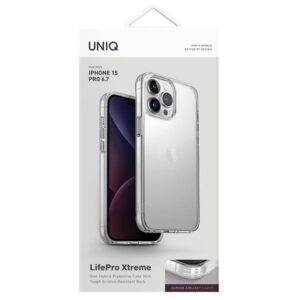 UNIQ dėklas LifePro Xtreme Apple iPhone 15 Pro Max 6.7" crystal clear - Image 2