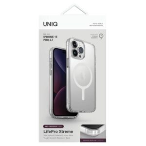 UNIQ dėklas LifePro Xtreme Apple iPhone 15 Pro Max 6.7" Magclick Charging frost clear - Image 2