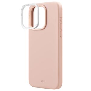 UNIQ dėklas Lino Hue Apple iPhone 15 Pro Max 6.7" Magclick Charging blush rožinės spalvos - Image 3