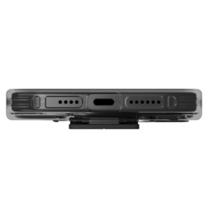 UNIQ Heldro Mount dėklas with Stand Apple iPhone 15 Pro 6.1" smoke vapor smoke - Image 4