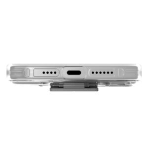 UNIQ dėklas Heldro Mount with Stand Apple iPhone 15 Pro Max 6.7" skaidrus/lucent clear - Image 4