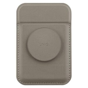 UNIQ Flixa Magnetic Card Wallet with Stand Gray/Flint Gray MagSafe