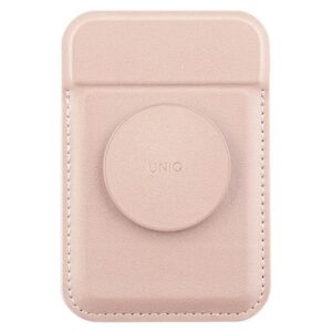 UNIQ Flixa Magnetic Card Wallet with Stand Pink/Blush Pink MagSafe