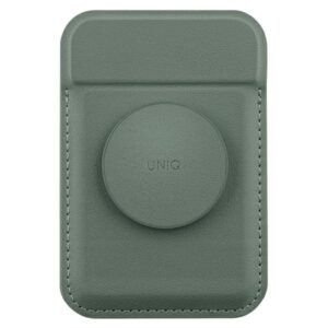 UNIQ Flixa Magnetic Card Wallet with Stand Green/Lichen Green MagSafe
