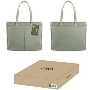 UNIQ krepšys kompiuteriui Hava 16" laurel green RPET - Image 8