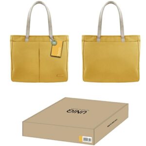 UNIQ krepšys kompiuteriui Hava 16" canary yellow RPET - Image 8