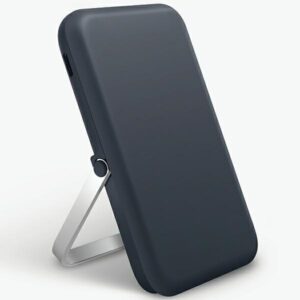 UNIQ Powerbank Hoveo 5000mAh USB-C 20W PD Fast charge Wireless Magnetic mėlynos spalvos - Image 1