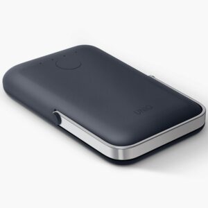 UNIQ Powerbank Hoveo 5000mAh USB-C 20W PD Fast charge Wireless Magnetic mėlynos spalvos - Image 5