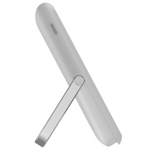UNIQ Powerbank Hoveo 5000mAh USB-C 20W PD Fast charge Wireless Magnetic pilkos spalvos/chalk pilkos spalvos - Image 4