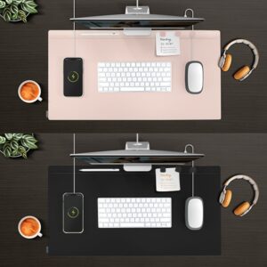 UNIQ Hagen Double Sided Magnetic Desk Pad Blush Pink-Mist Green - Image 5