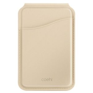 UNIQ Coehl Esme magnetic wallet with mirror and stand cream/cream