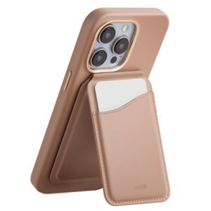UNIQ Coehl Esme magnetic wallet with mirror and stand beige/dusty nude - Image 2