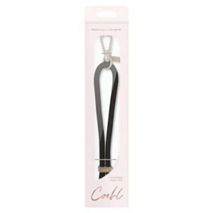 UNIQ Coehl Laurel Handstrap universal cord for phone on hand juodos spalvos - Image 6