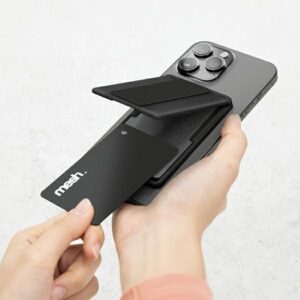 UNIQ Heldro ID magnetic wallet with stand and band juodos spalvos/midnight juodos spalvos - Image 4
