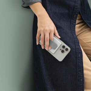 UNIQ Heldro ID magnetic wallet with stand and band juodos spalvos/midnight juodos spalvos - Image 7