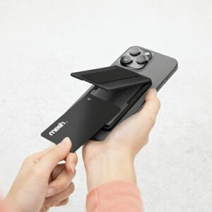 UNIQ Heldro ID magnetic wallet with stand and band juodos spalvos/midnight juodos spalvos - Image 8