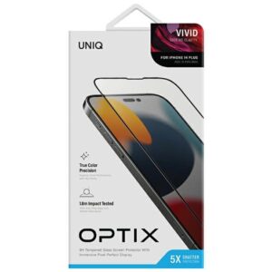UNIQ Optix Vivid Apple iPhone 14 Plus 6.7" clear Apsauginis stiklas su aplikatoriumi - Image 7
