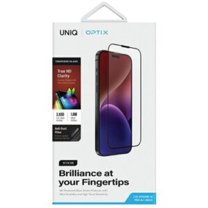 UNIQ Optix Vivid Apple iPhone 15 Pro 6.1" clear Apsauginis stiklas su aplikatoriumi - Image 6
