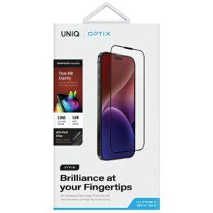 UNIQ Optix Vivid Apple iPhone 15 Pro Max 6.7" clear Apsauginis stiklas su aplikatoriumi - Image 6