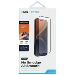 UNIQ Optix Matte Apple iPhone 15 Pro Max 6.7" Matte Apsauginis stiklas su aplikatoriumi - Image 6