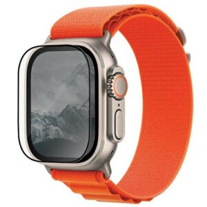 UNIQ Optix Vivid Apple Watch Ultra 49 mm clear tempered glass with applicator UNIQ-49MM-VIVIDCLEAR - Image 1