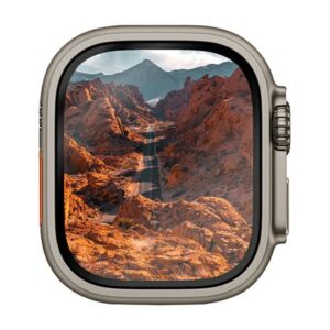 UNIQ Optix Vivid Apple Watch Ultra 49 mm clear tempered glass with applicator UNIQ-49MM-VIVIDCLEAR - Image 3