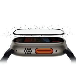 UNIQ Optix Vivid Apple Watch Ultra 49 mm clear tempered glass with applicator UNIQ-49MM-VIVIDCLEAR - Image 4