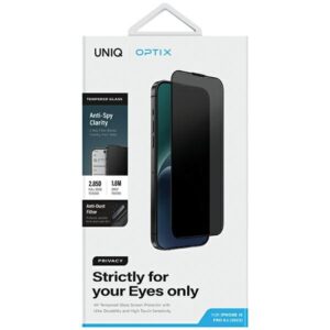 UNIQ Optix Privacy Apple iPhone 15 Pro 6.1" Privatizing Apsauginis stiklas su aplikatoriumi - Image 6