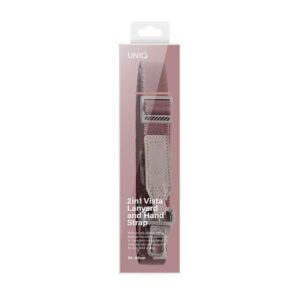UNIQ Vista universal 2in1 phone lanyard pastel red/light burgundy - Image 4