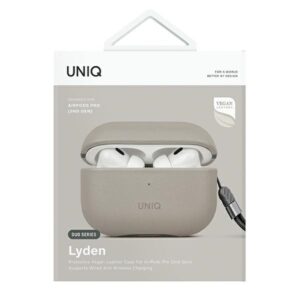 UNIQ Lyden DS AirPods Pro 2 gen (2022/2023) beige-žalios spalvos/ivory-lichen žalios spalvos dėklas - Image 5