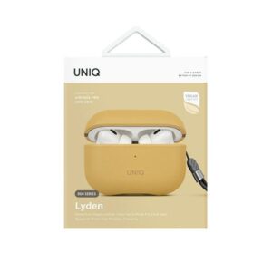 UNIQ Lyden DS AirPods Pro 2 gen (2022/2023) dėklas geltonos spalvos-pilkos spalvos/canary geltonos spalvos-flint pilkos spalvos - Image 5