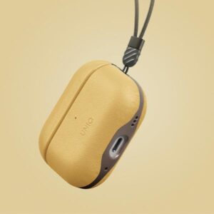UNIQ Lyden DS AirPods Pro 2 gen (2022/2023) dėklas geltonos spalvos-pilkos spalvos/canary geltonos spalvos-flint pilkos spalvos - Image 3