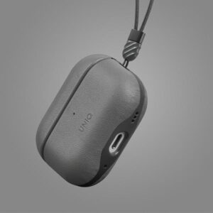 UNIQ Lyden DS AirPods Pro 2 gen (2022/2023) dėklas pilkos spalvos-juodos spalvos/charcoal pilkos spalvos-juodos spalvos - Image 3