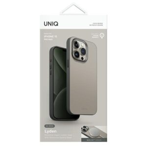 UNIQ Lyden DS Apple iPhone 15 Pro Max 6.7" Magclick Charging dėklas beige-green ivory-lichen green - Image 6