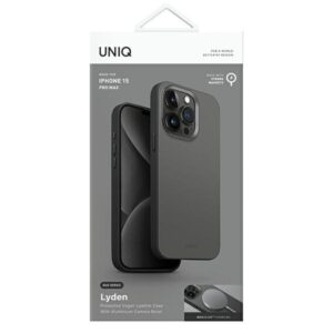 UNIQ Lyden DS Apple iPhone 15 Pro Max 6.7" Magclick Charging dėklas blue-juodos spalvos washed blue-juodos spalvos - Image 7