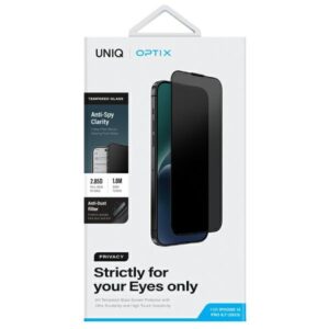 UNIQ Optix Privacy Apple iPhone 15 Pro Max 6.7" Privacy Apsauginis stiklas su aplikatoriumi - Image 6